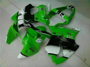 2000-2002 Green Black Kawasaki ZX6R Motorbike Fairing UK Stores