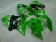 2000-2002 Green Black Kawasaki ZX6R Motor Bike Fairings UK Stores