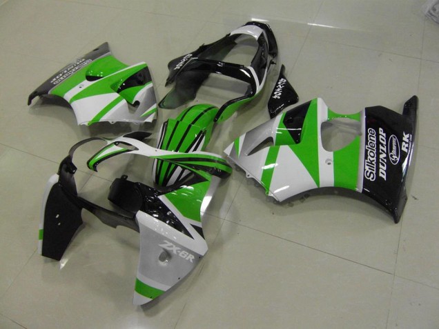 2000-2002 Green White Stripe Kawasaki ZX6R Motorcycle Bodywork UK Stores