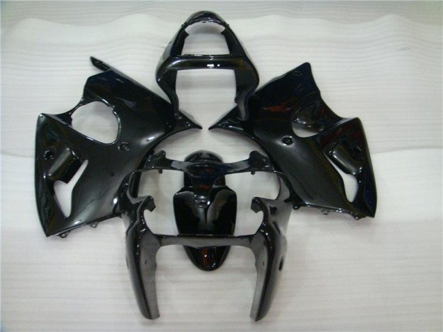 2000-2002 Glossy Black Kawasaki ZX6R Motorbike Fairing Kits UK Stores 2000-2002 Glossy Black Kawasaki ZX6R Motorbike Fairing Kits UK Stores