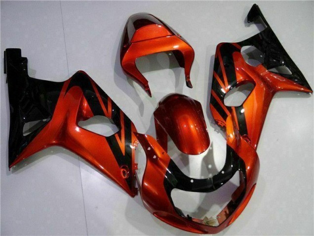 2000-2002 Orange Black Suzuki GSXR 1000 Bike Fairing UK Stores 2000-2002 Orange Black Suzuki GSXR 1000 Bike Fairing UK Stores