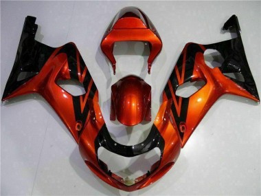2000-2002 Orange Black Suzuki GSXR 1000 Bike Fairing UK Stores