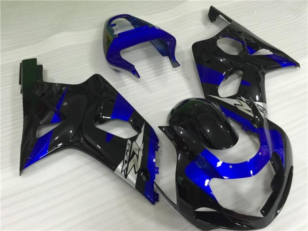 2000-2002 Blue Black Suzuki GSXR 1000 Motorcycle Fairings Kit UK Stores 2000-2002 Blue Black Suzuki GSXR 1000 Motorcycle Fairings Kit UK Stores