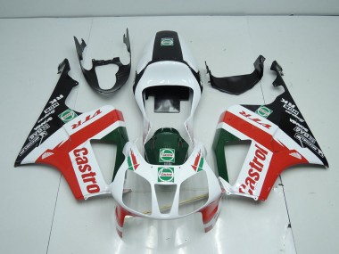 2000-2006 White Black Red Castro Honda VTR1000 Bike Fairings UK Stores