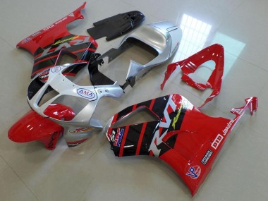 2000-2006 Red Silver Honda VTR1000 Motorbike Fairing UK Stores