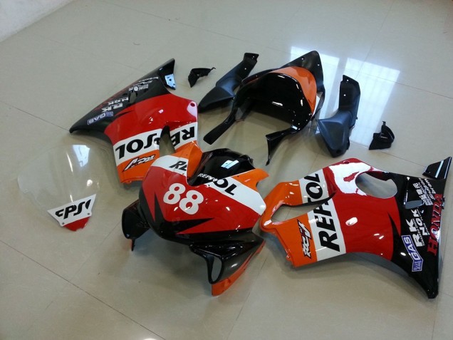 2001-2003 Race Repsol 88 Honda CBR600 F4i Motorcyle Fairings UK Stores 2001-2003 Race Repsol 88 Honda CBR600 F4i Motorcyle Fairings UK Stores