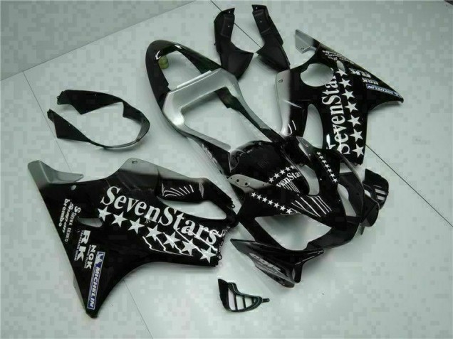 2001-2003 Black White Seven Stars Honda CBR600 F4i Bike Fairing UK Stores 2001-2003 Black White Seven Stars Honda CBR600 F4i Bike Fairing UK Stores