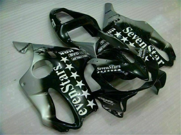 2001-2003 Black Silver Seven Stars Honda CBR600 F4i Motorbike Fairing UK Stores 2001-2003 Black Silver Seven Stars Honda CBR600 F4i Motorbike Fairing UK Stores