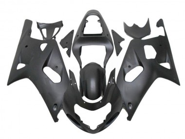 2001-2003 Matte Black Suzuki GSXR 600/750 Motorcycle Fairings Kit UK Stores