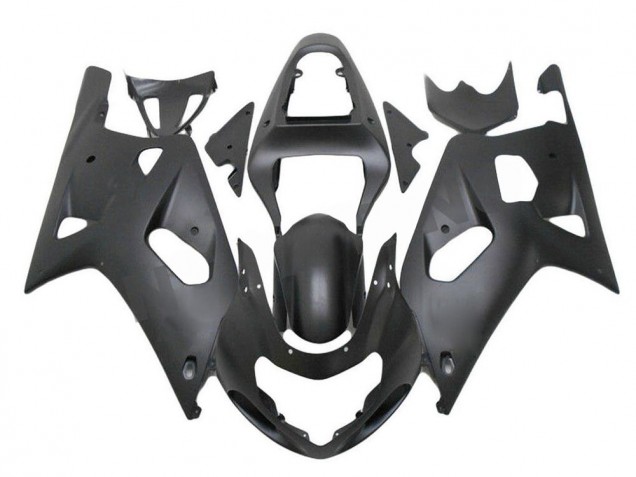 2001-2003 Matte Black Suzuki GSXR 600/750 Motorcycle Fairings Kit UK Stores