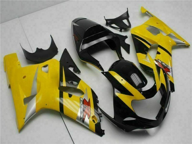 2001-2003 Yellow Suzuki GSXR 600/750 Replacement Motorcycle Fairings UK Stores 2001-2003 Yellow Suzuki GSXR 600/750 Replacement Motorcycle Fairings UK Stores