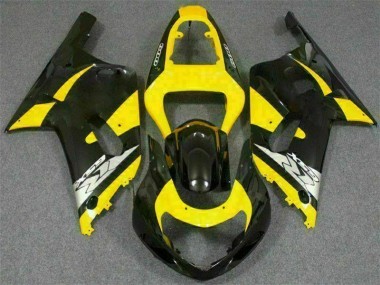2001-2003 Yellow Black Suzuki GSXR 600/750 Motorcycle Replacement Fairings UK Stores