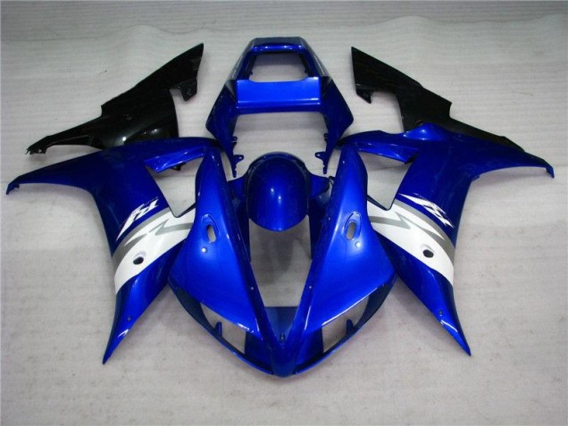 2002-2003 Blue White Yamaha YZF R1 Motorcycle Fairing Kits UK Stores 2002-2003 Blue White Yamaha YZF R1 Motorcycle Fairing Kits UK Stores