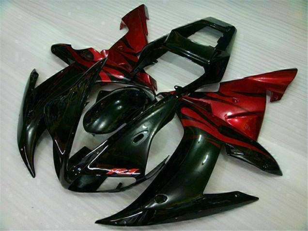2002-2003 Black Red Yamaha YZF R1 Bike Fairing UK Stores