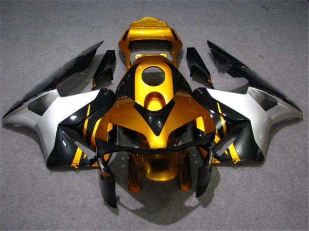 2003-2004 Gold Silver Black Honda CBR600RR Bike Fairings UK Stores 2003-2004 Gold Silver Black Honda CBR600RR Bike Fairings UK Stores