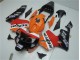 2003-2004 Orange Red Black Repsol Honda CBR600RR Motor Bike Fairings UK Stores