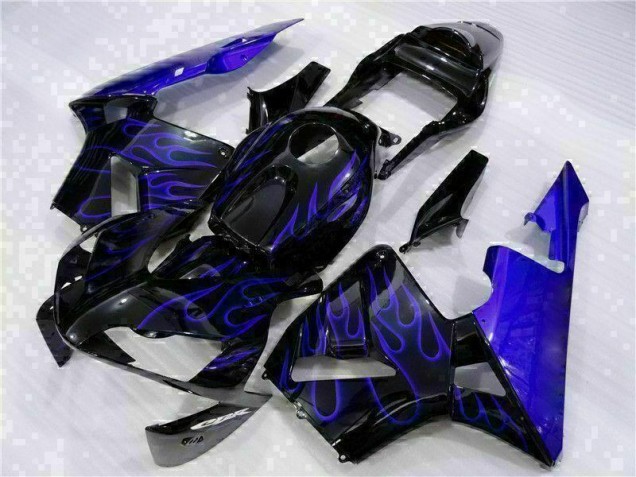 2003-2004 Black with Blue Flame Honda CBR600RR Motorcycle Fairing Kits UK Stores 2003-2004 Black with Blue Flame Honda CBR600RR Motorcycle Fairing Kits UK Stores