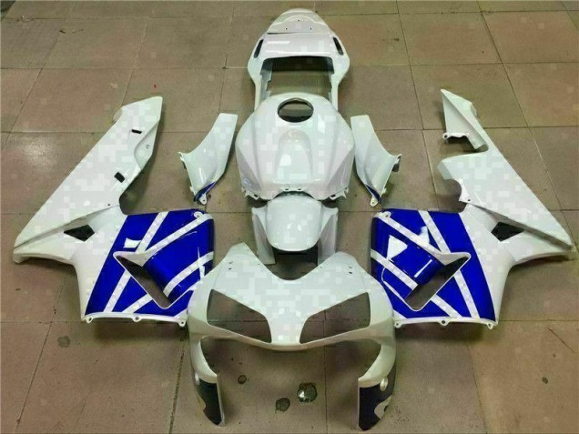2003-2004 White Blue Honda CBR600RR Bike Fairings UK Stores 2003-2004 White Blue Honda CBR600RR Bike Fairings UK Stores