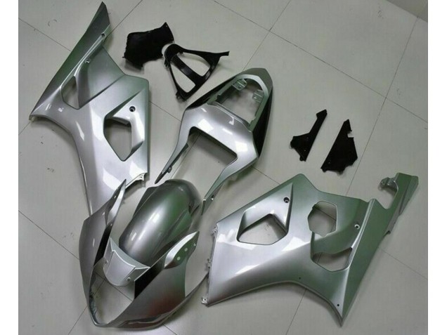 2003-2004 Silver Suzuki GSXR 1000 Motorcyle Fairings UK Stores 2003-2004 Silver Suzuki GSXR 1000 Motorcyle Fairings UK Stores
