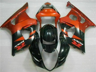 2003-2004 Brown Black Suzuki GSXR 1000 Replacement Motorcycle Fairings UK Stores