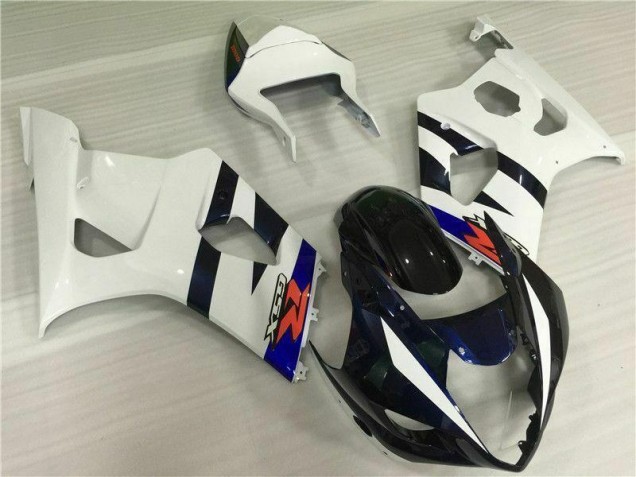 2003-2004 White Black Suzuki GSXR 1000 Motorcylce Fairings UK Stores 2003-2004 White Black Suzuki GSXR 1000 Motorcylce Fairings UK Stores
