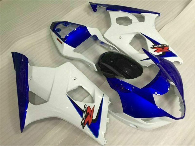 2003-2004 White Blue Suzuki GSXR 1000 Bike Fairings UK Stores 2003-2004 White Blue Suzuki GSXR 1000 Bike Fairings UK Stores