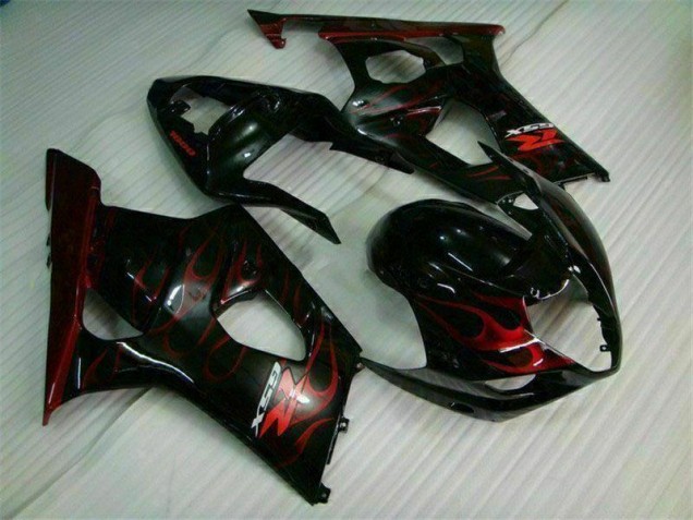 2003-2004 Red Flame Suzuki GSXR 1000 Bike Fairing Kit UK Stores 2003-2004 Red Flame Suzuki GSXR 1000 Bike Fairing Kit UK Stores