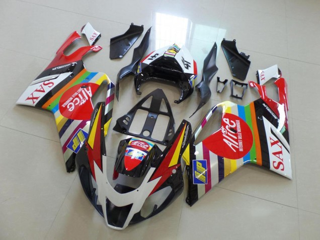 2003-2006 Colorfull Sax Aprilia RSV1000 Replacement Motorcycle Fairings UK Stores 2003-2006 Colorfull Sax Aprilia RSV1000 Replacement Motorcycle Fairings UK Stores