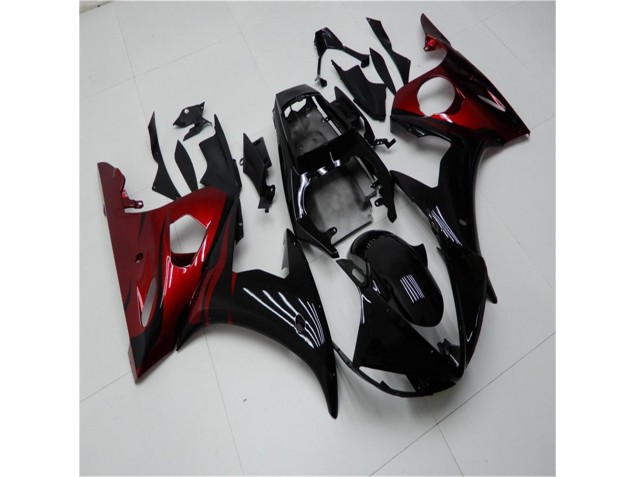 2003-2005 Black Red Yamaha YZF R6 Motorcycle Replacement Fairings UK Stores 2003-2005 Black Red Yamaha YZF R6 Motorcycle Replacement Fairings UK Stores