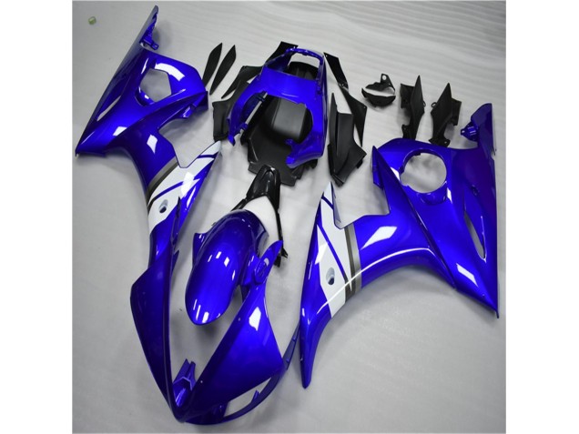 2003-2005 Blue White Yamaha YZF R6 Bike Fairings UK Stores 2003-2005 Blue White Yamaha YZF R6 Bike Fairings UK Stores