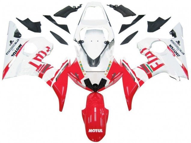 2003-2005 White Red Fiat Yamaha YZF R6 Motorbike Fairing UK Stores 2003-2005 White Red Fiat Yamaha YZF R6 Motorbike Fairing UK Stores