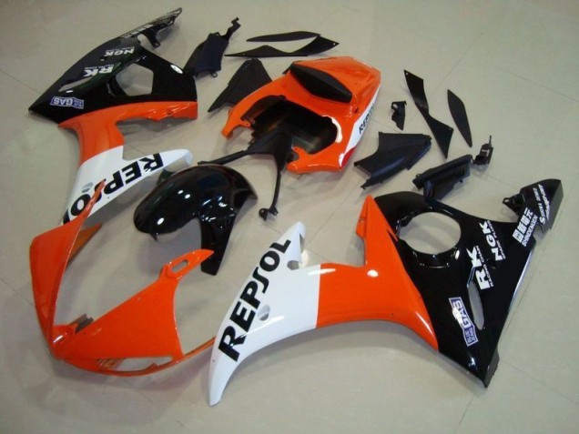 2003-2005 Repsol Yamaha YZF R6 Motor Bike Fairings UK Stores 2003-2005 Repsol Yamaha YZF R6 Motor Bike Fairings UK Stores