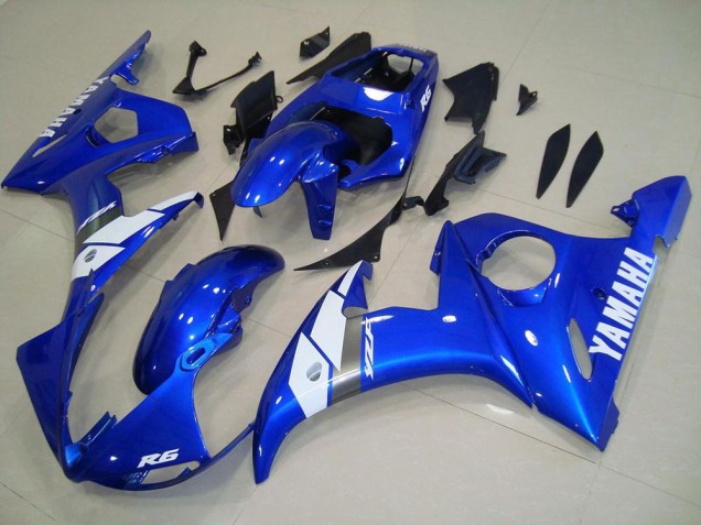 2003-2005 Blue Yamaha YZF R6 Motorbike Fairing UK Stores 2003-2005 Blue Yamaha YZF R6 Motorbike Fairing UK Stores