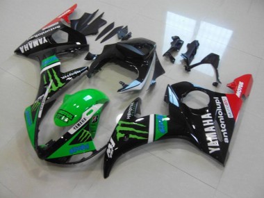 2003-2005 Green Monster Yamaha YZF R6 Replacement Motorcycle Fairings UK Stores