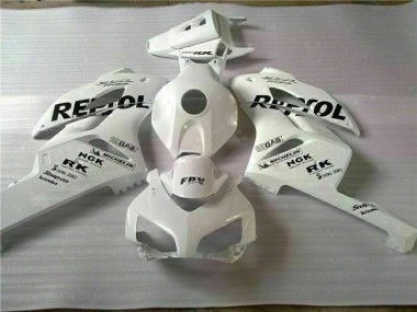 2004-2005 White Black Repsol Honda CBR1000RR Motorcycle Fairing Kit UK Stores