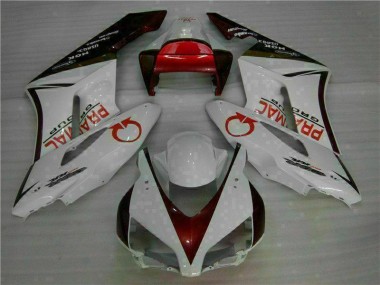 2004-2005 White Red Honda CBR1000RR Moto Fairings UK Stores