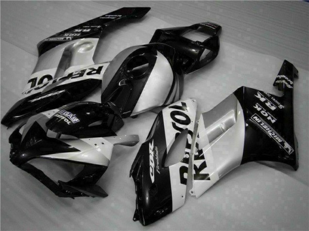 2004-2005 Black Silver Repsol Honda CBR1000RR Motorcycle Fairings Kit UK Stores