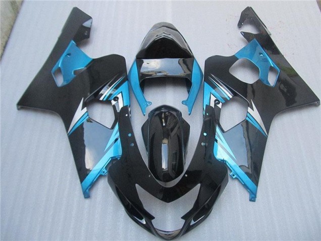 2004-2005 Blue Black Suzuki GSXR 600/750 Motorcycle Fairing Kit UK Stores