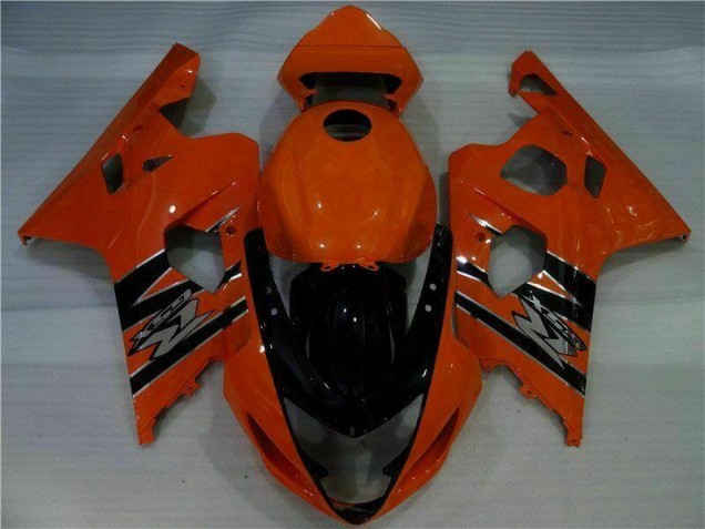 2004-2005 Orange Black Suzuki GSXR 600/750 Motorcycle Fairings Kits UK Stores