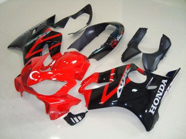 2004-2007 Black Red Honda CBR600 F4i Motor Fairings UK Stores