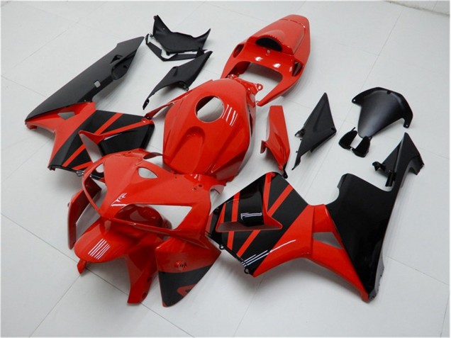 2005-2006 Red Black Honda CBR600RR Motorcycle Fairings Kits UK Stores 2005-2006 Red Black Honda CBR600RR Motorcycle Fairings Kits UK Stores