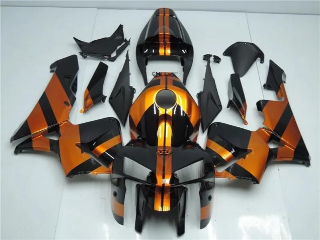 2005-2006 Orange Black Honda CBR600RR Motorcycle Fairing Kits UK Stores