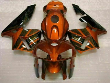 2005-2006 Orange Black Honda CBR600RR Bike Fairings UK Stores