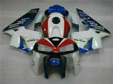 2005-2006 White Blue Honda CBR600RR Moto Fairings UK Stores