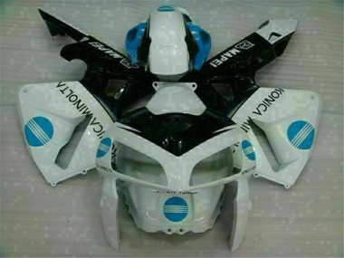 2005-2006 White Blue Honda CBR600RR Motorcyle Fairings UK Stores