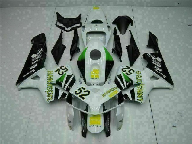 2005-2006 White Yellow Green 52 Honda CBR600RR Motorcycle Bodywork UK Stores 2005-2006 White Yellow Green 52 Honda CBR600RR Motorcycle Bodywork UK Stores