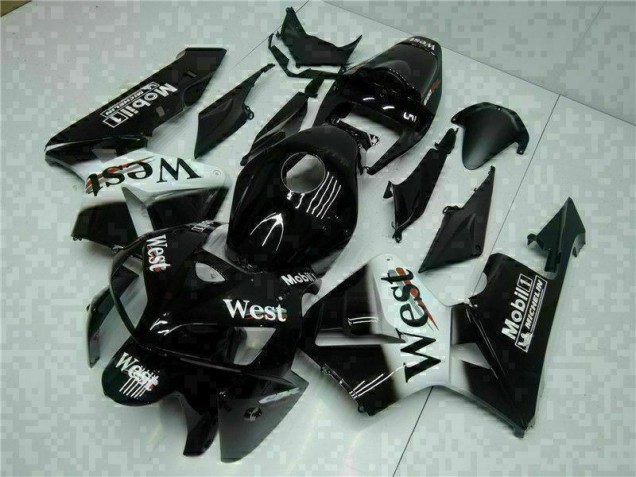 2005-2006 Black West Honda CBR600RR Motorbike Fairing Kits UK Stores 2005-2006 Black West Honda CBR600RR Motorbike Fairing Kits UK Stores