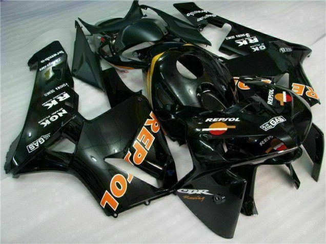 2005-2006 Black Repsol Honda CBR600RR Motorcylce Fairings UK Stores 2005-2006 Black Repsol Honda CBR600RR Motorcylce Fairings UK Stores