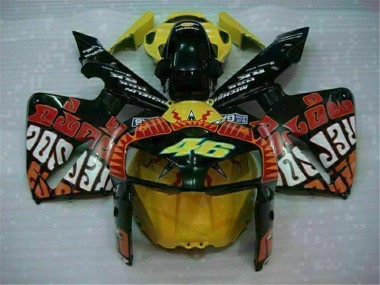 2005-2006 Black Red Yellow 46 Honda CBR600RR Motorcycle Fairing UK Stores