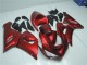 2005-2006 Candy Red Kawasaki ZX6R Motorcycle Fairing Kits UK Stores